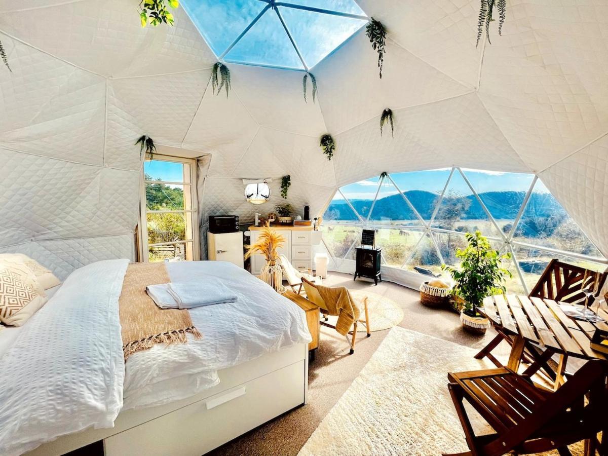 ホテル Glamping Hohe Wand - Zelt Mit Sternenfenster Und Whirlpool Maiersdorf エクステリア 写真