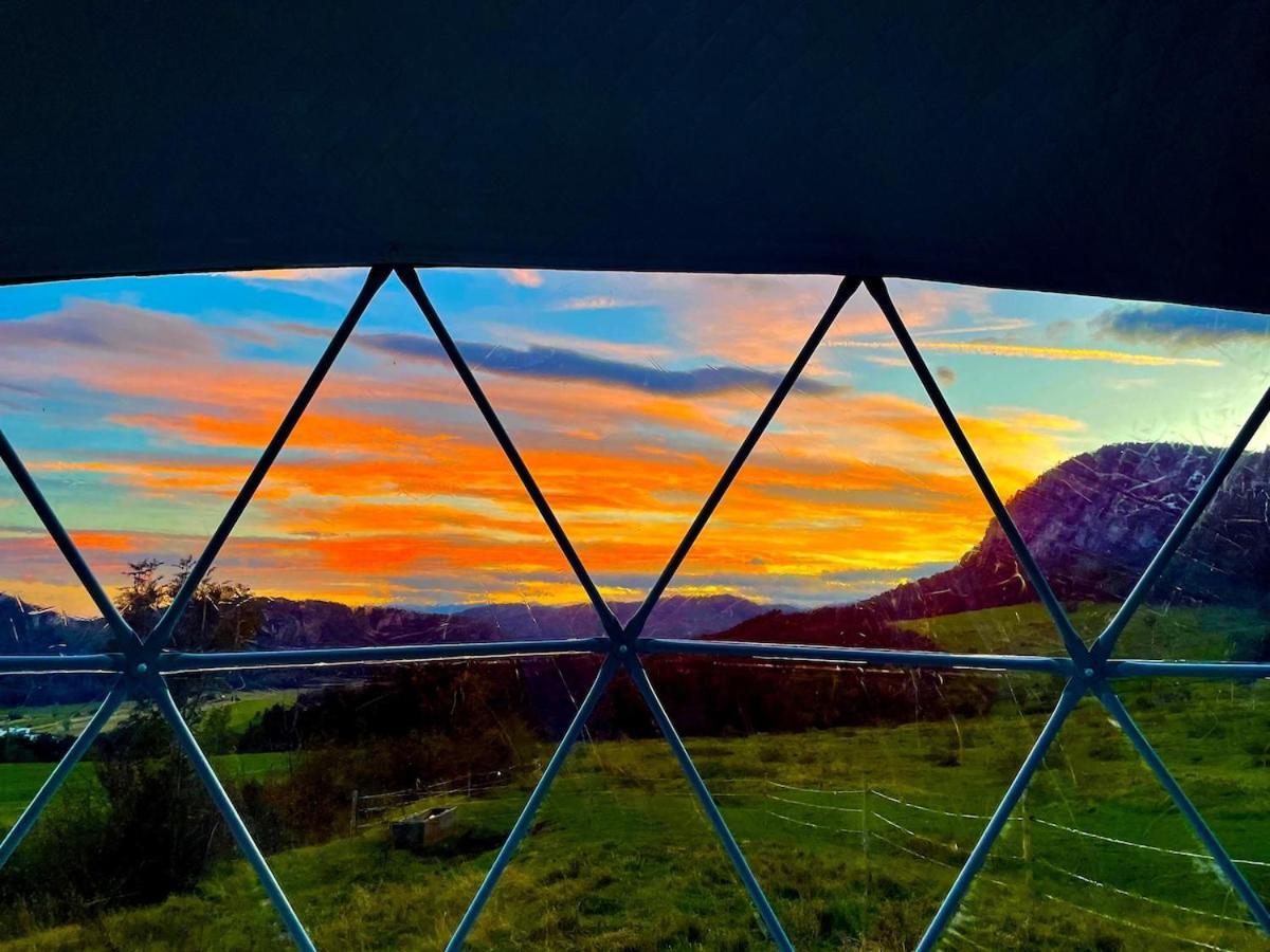 ホテル Glamping Hohe Wand - Zelt Mit Sternenfenster Und Whirlpool Maiersdorf エクステリア 写真